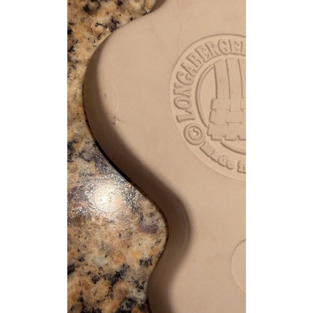 Vintage Longaberger Pottery Angel Cookie Mold 1996 Angel Series - Joy - Picture 9 of 12